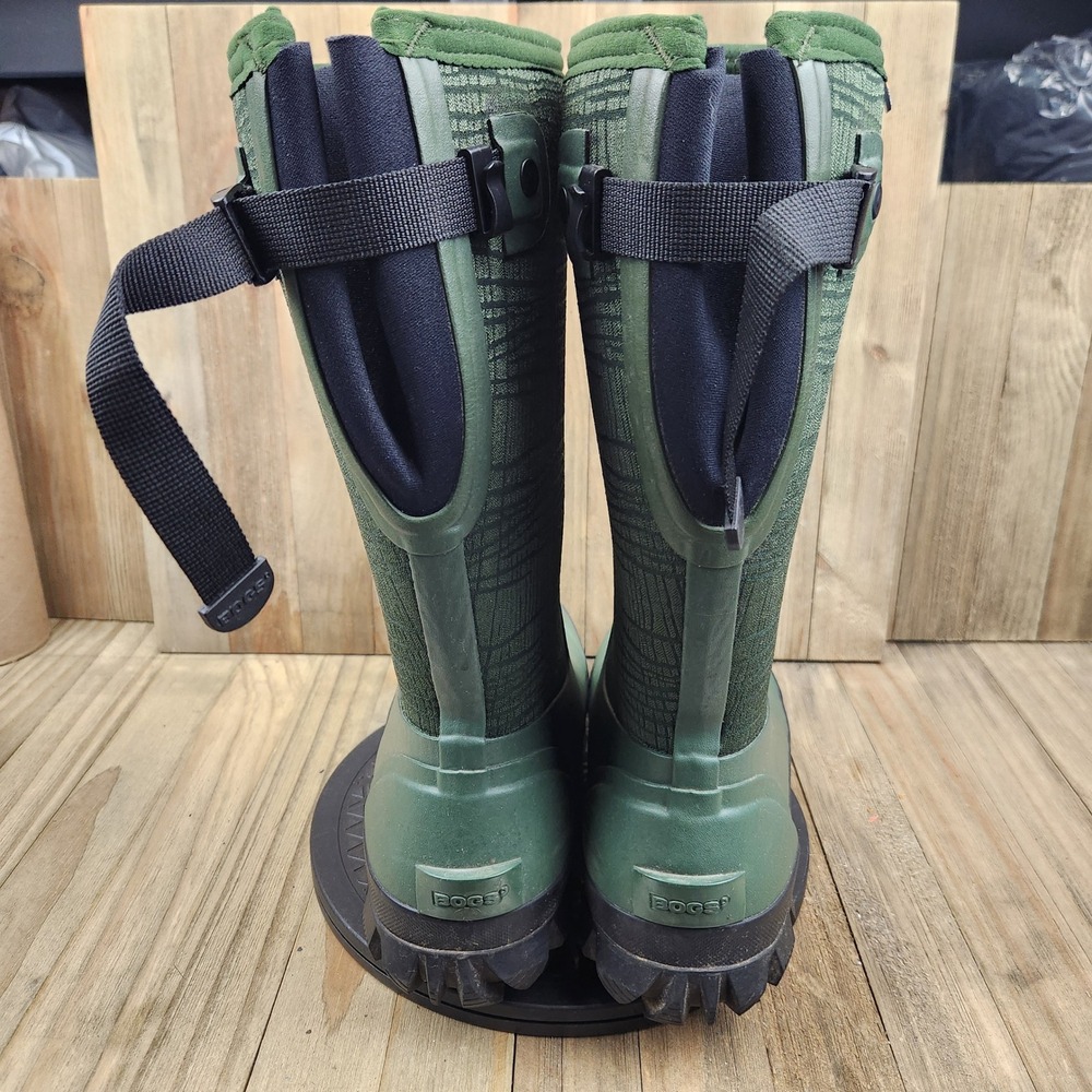 Bogs Whiteout Rubber Boots Womens size 9 Adjustable Waterproof Faux Fur Winter - Picture 4 of 13